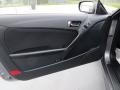 Black Cloth 2011 Hyundai Genesis Coupe 2.0T Door Panel