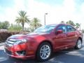 2011 Red Candy Metallic Ford Fusion SEL  photo #3