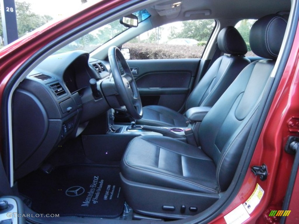 Charcoal Black Interior 2011 Ford Fusion SEL Photo #80896014