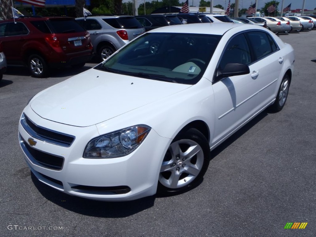 Summit White 2012 Chevrolet Malibu LS Exterior Photo #80896363