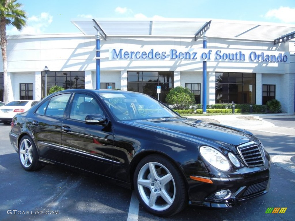 Black Mercedes-Benz E