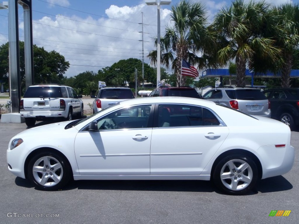 Summit White 2012 Chevrolet Malibu LS Exterior Photo #80896506