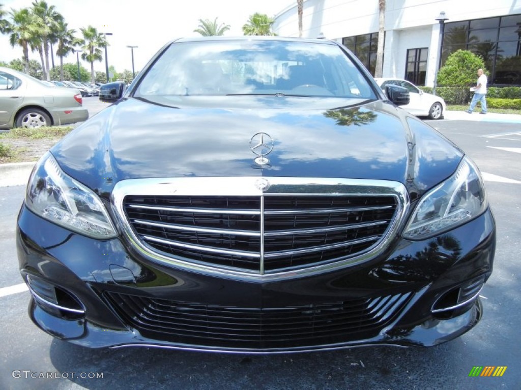 2014 E 350 Sedan - Black / Black photo #2