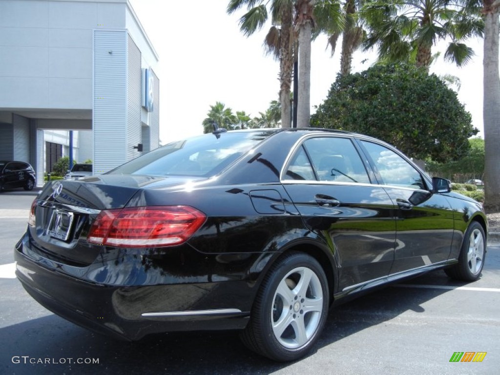 2014 E 350 Sedan - Black / Black photo #4