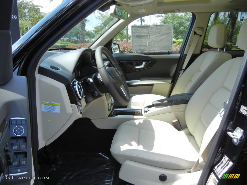 Almond/Mocha Interior 2013 Mercedes-Benz GLK 250 BlueTEC 4Matic Photo #80897889