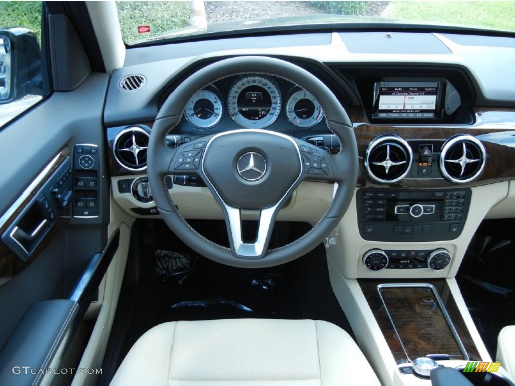 2013 Mercedes-Benz GLK 250 BlueTEC 4Matic Almond/Mocha Dashboard Photo #80897964