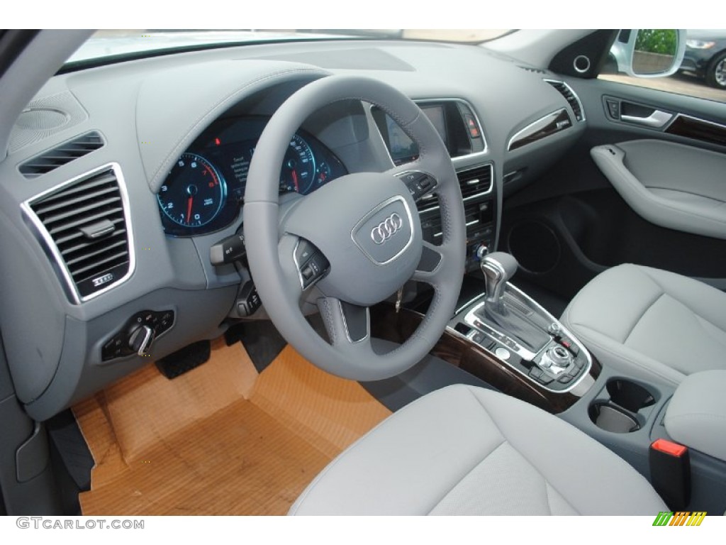 Steel Grey Interior 2013 Audi Q5 3.0 TFSI quattro Photo #80898455