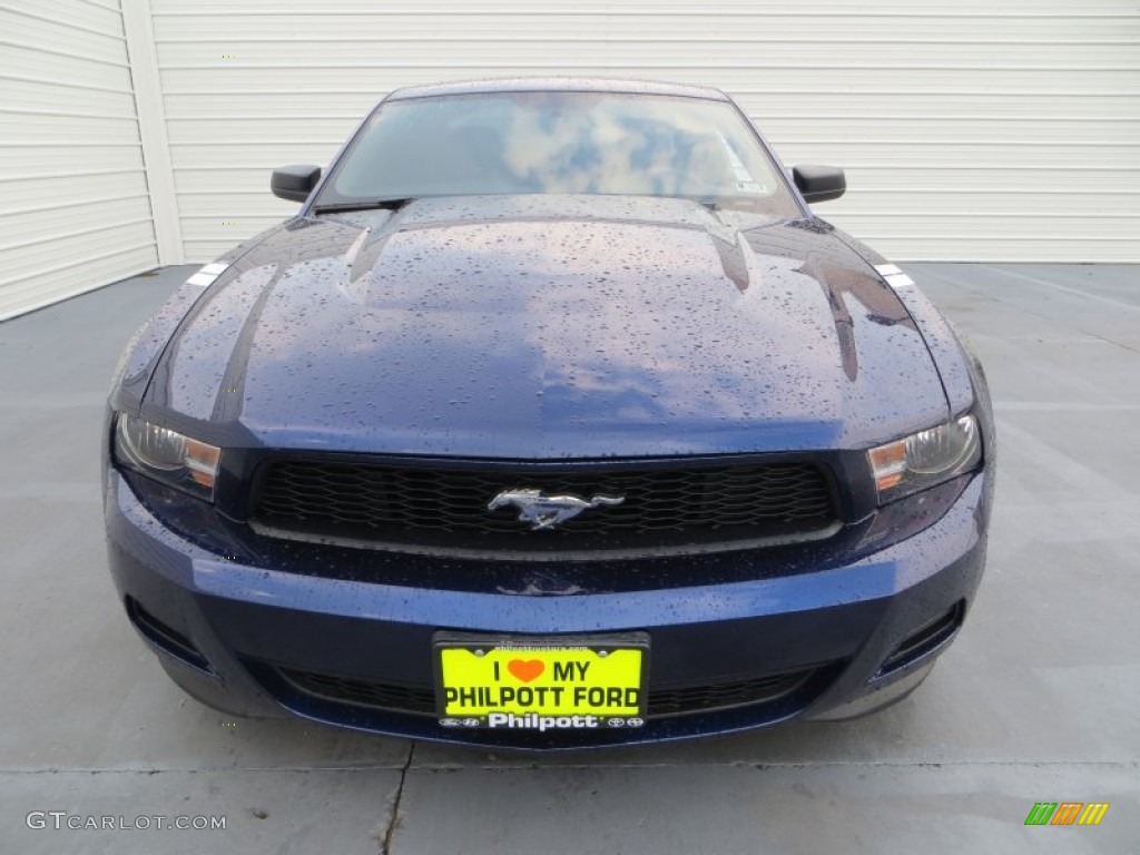 2012 Mustang V6 Premium Coupe - Kona Blue Metallic / Charcoal Black photo #8