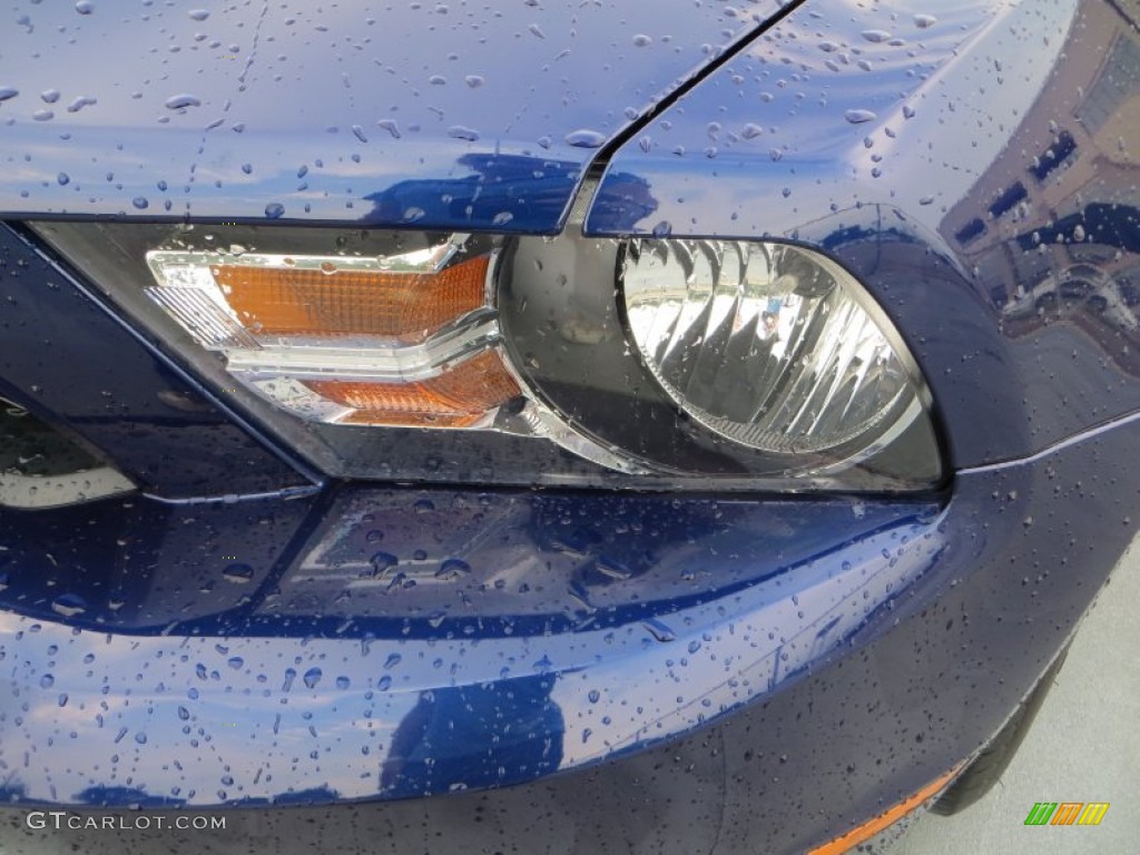 2012 Mustang V6 Premium Coupe - Kona Blue Metallic / Charcoal Black photo #9