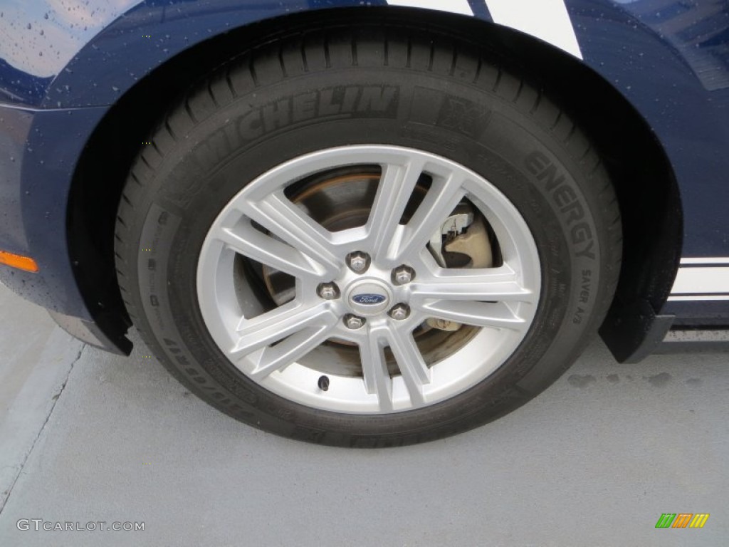 2012 Mustang V6 Premium Coupe - Kona Blue Metallic / Charcoal Black photo #11