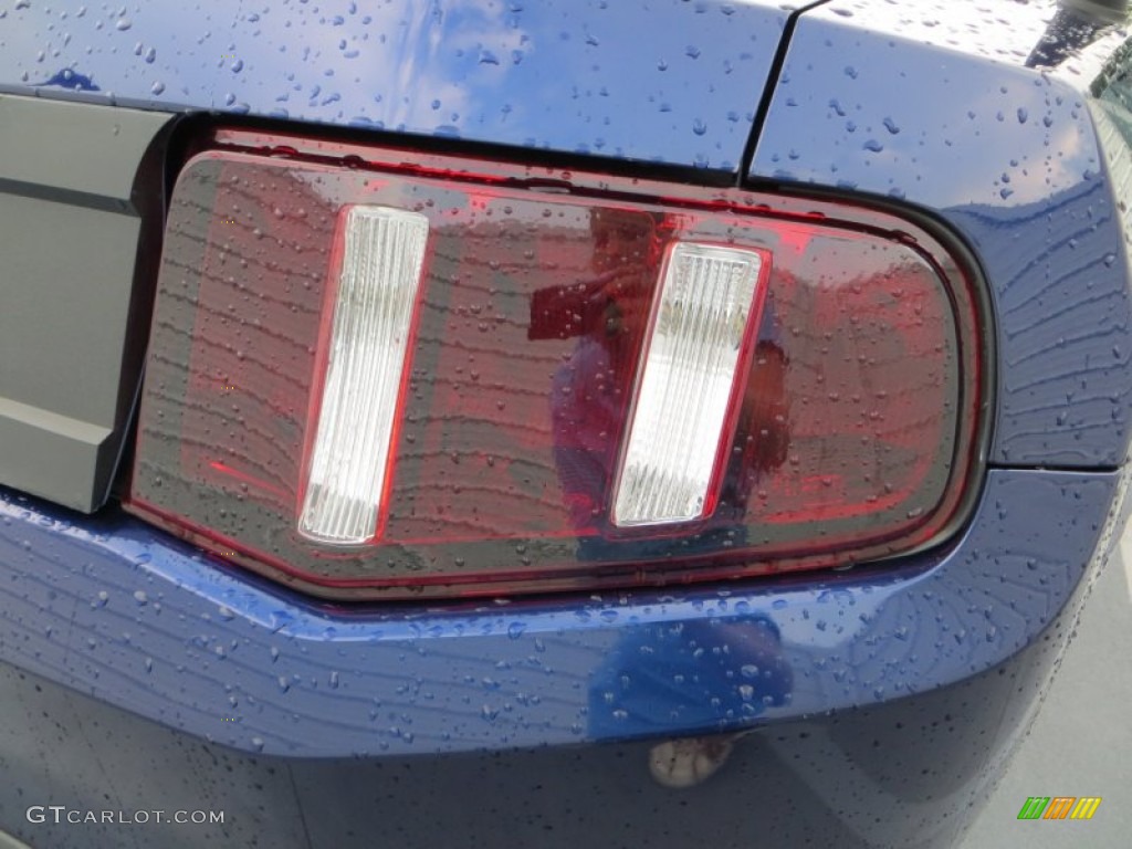 2012 Mustang V6 Premium Coupe - Kona Blue Metallic / Charcoal Black photo #16