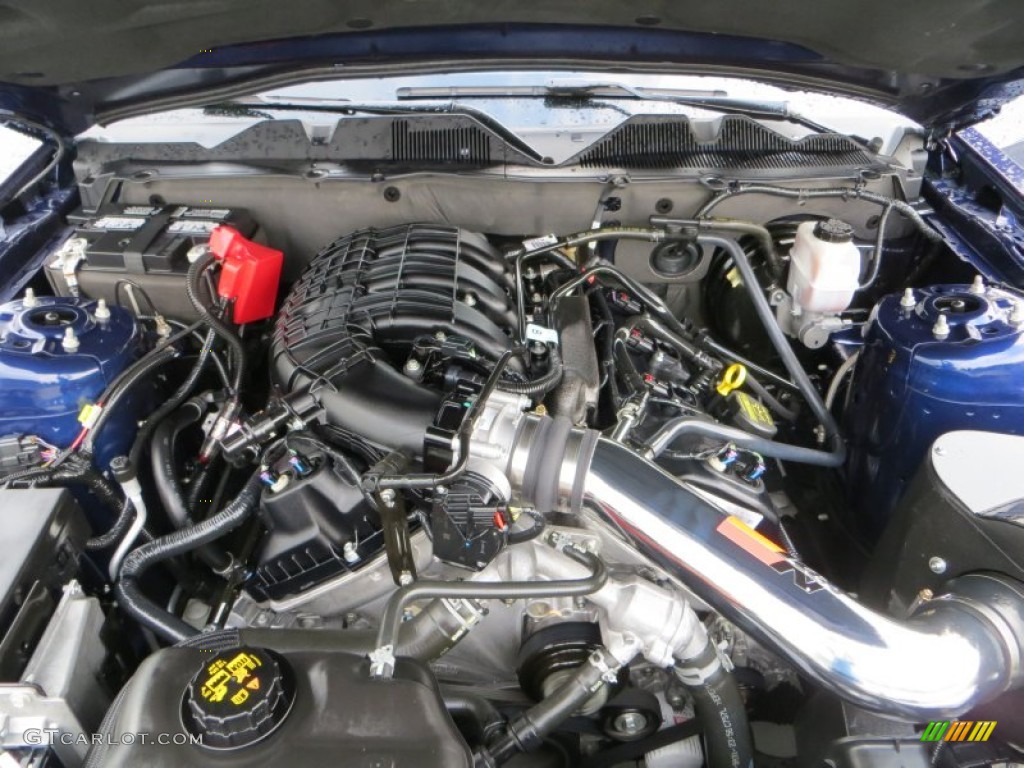 2012 Mustang V6 Premium Coupe - Kona Blue Metallic / Charcoal Black photo #19