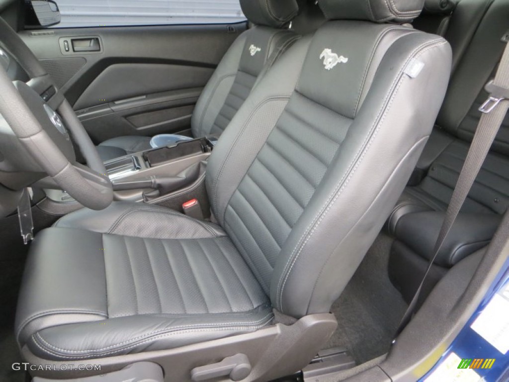 2012 Mustang V6 Premium Coupe - Kona Blue Metallic / Charcoal Black photo #28