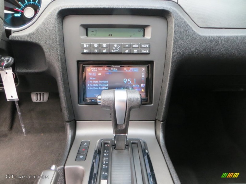 2012 Mustang V6 Premium Coupe - Kona Blue Metallic / Charcoal Black photo #32