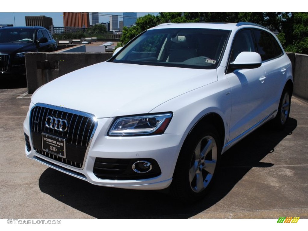 2013 Q5 2.0 TFSI hybrid quattro - Ibis White / Pistachio Beige photo #3