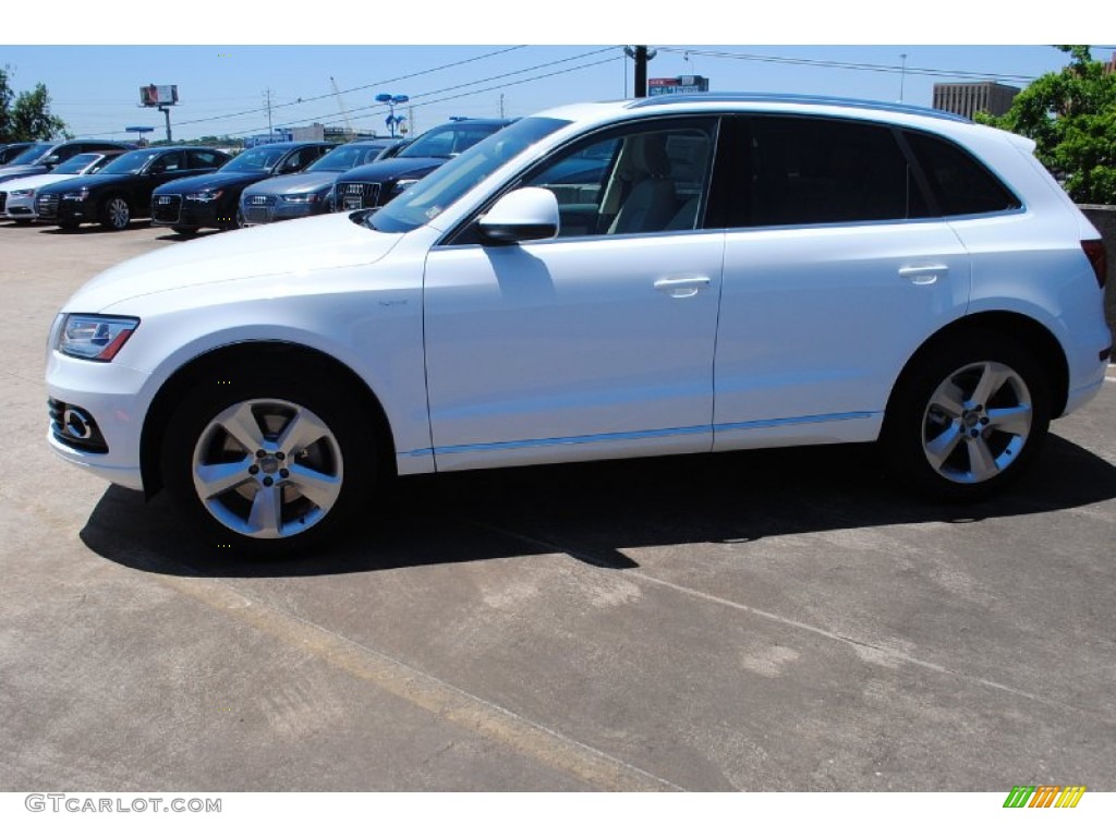 2013 Q5 2.0 TFSI hybrid quattro - Ibis White / Pistachio Beige photo #4