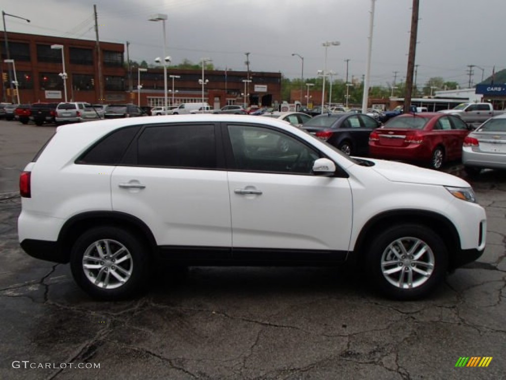 Snow White Pearl 2014 Kia Sorento LX Exterior Photo #80899830