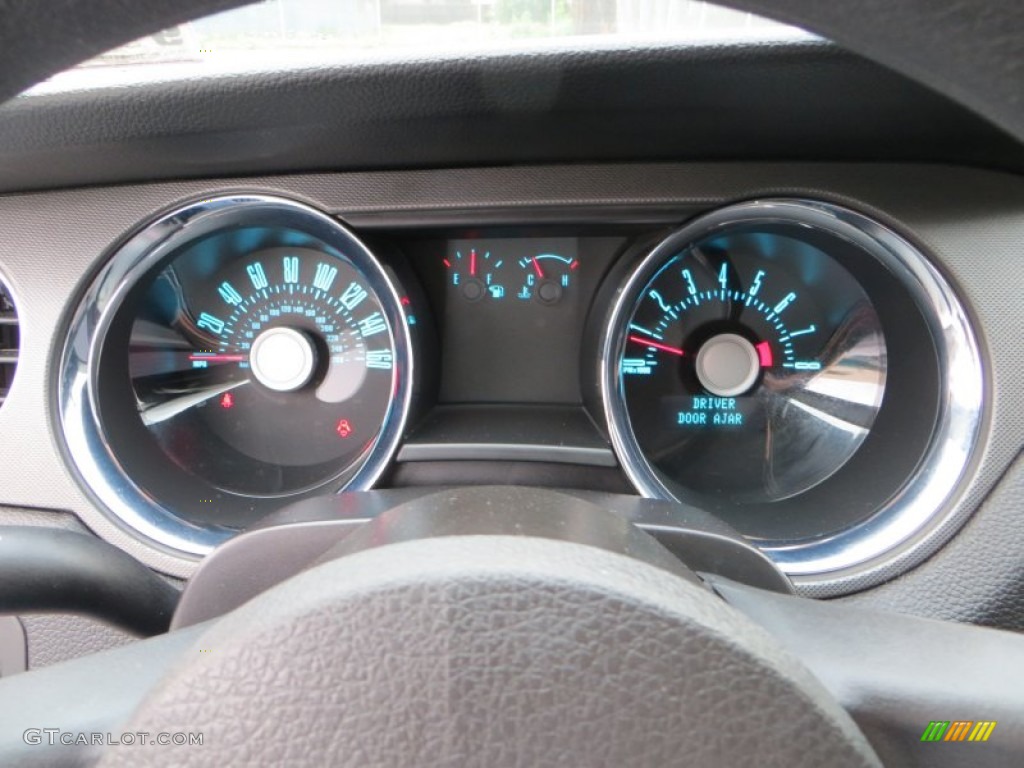 2012 Mustang V6 Premium Coupe - Kona Blue Metallic / Charcoal Black photo #37