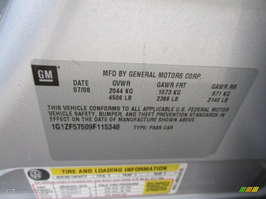 2009 Malibu Hybrid Sedan - Silver Ice Metallic / Titanium photo #19