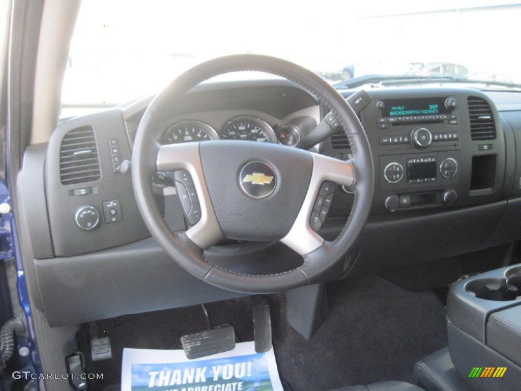 2010 Silverado 1500 LT Crew Cab 4x4 - Laser Blue Metallic / Ebony photo #10