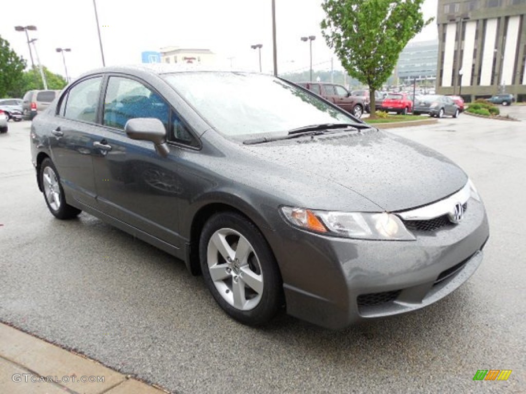 Polished Metal Metallic 2010 Honda Civic LX-S Sedan Exterior Photo #80901288