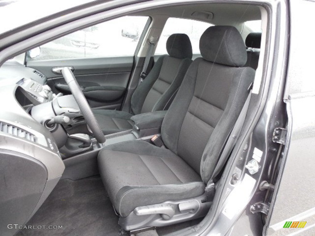 Black Interior 2010 Honda Civic LX-S Sedan Photo #80901365