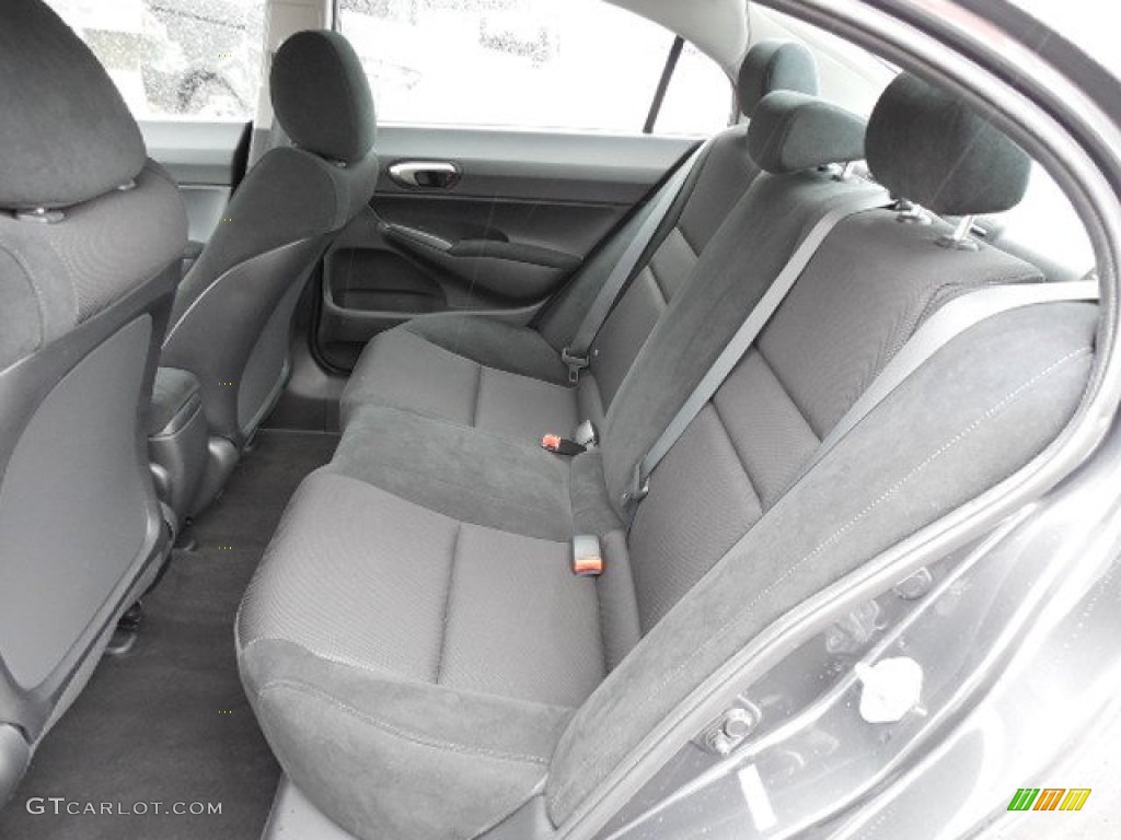 2010 Honda Civic LX-S Sedan Rear Seat Photos