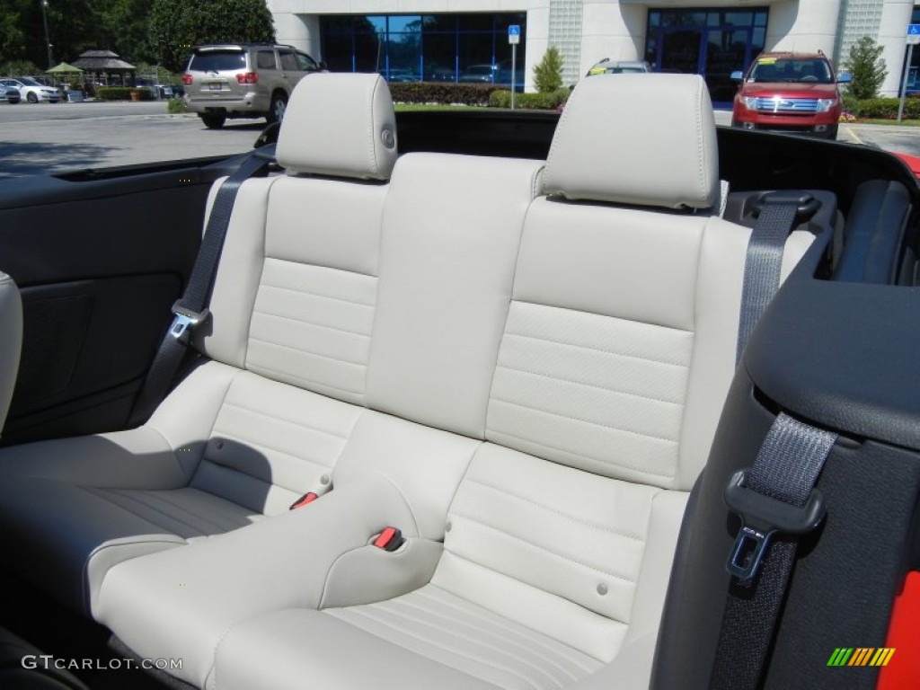 2014 Ford Mustang V6 Premium Convertible Rear Seat Photo #80901891