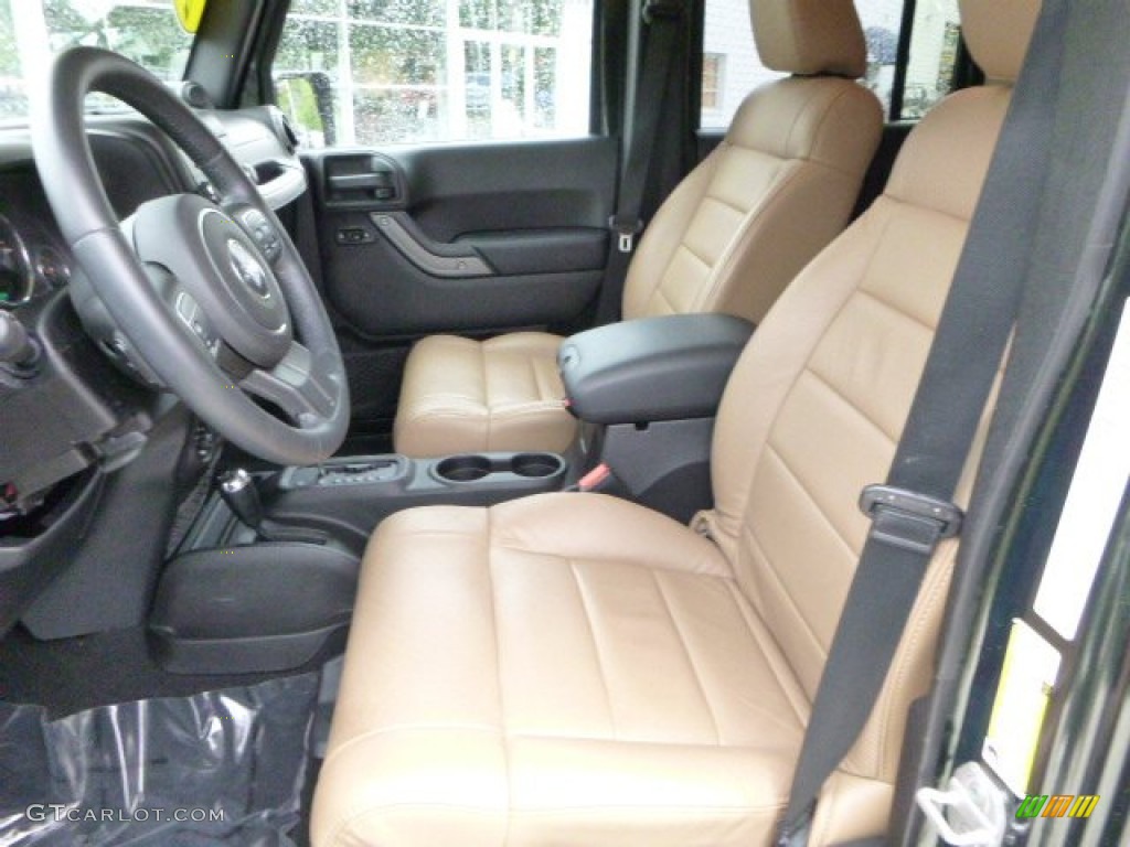 Black/Dark Saddle Interior 2011 Jeep Wrangler Unlimited Sport 4x4 Photo #80902477
