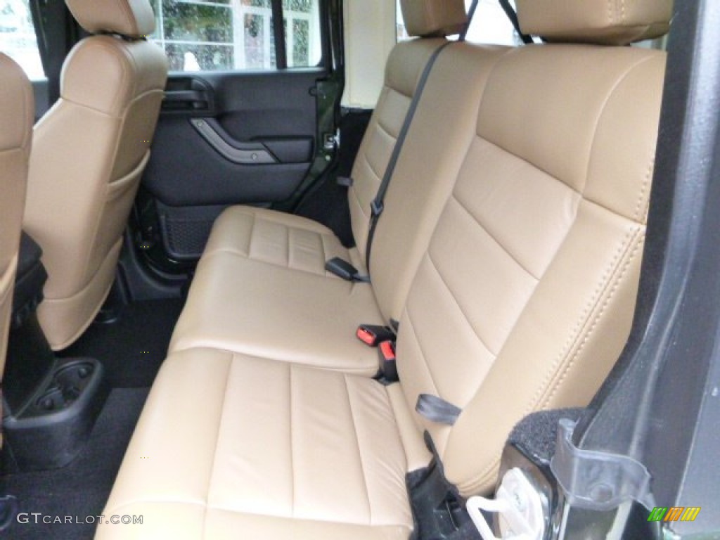 2011 Jeep Wrangler Unlimited Sport 4x4 Rear Seat Photo #80902494