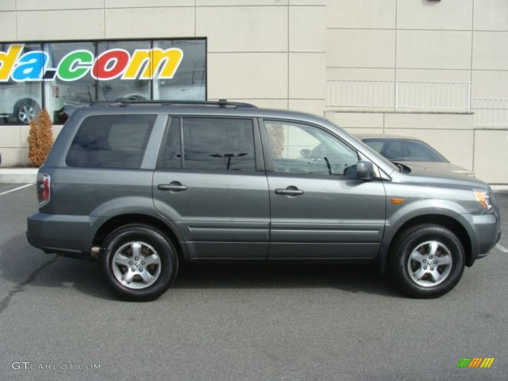 Aberdeen Green Metallic 2008 Honda Pilot EX-L 4WD Exterior Photo #80902809
