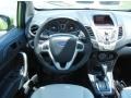 2013 Ford Fiesta Cashmere Leather Interior Steering Wheel Photo
