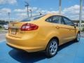 Yellow Blaze - Fiesta Titanium Sedan Photo No. 3