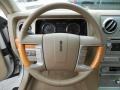 2006 Lincoln Zephyr Light Stone Interior Steering Wheel Photo