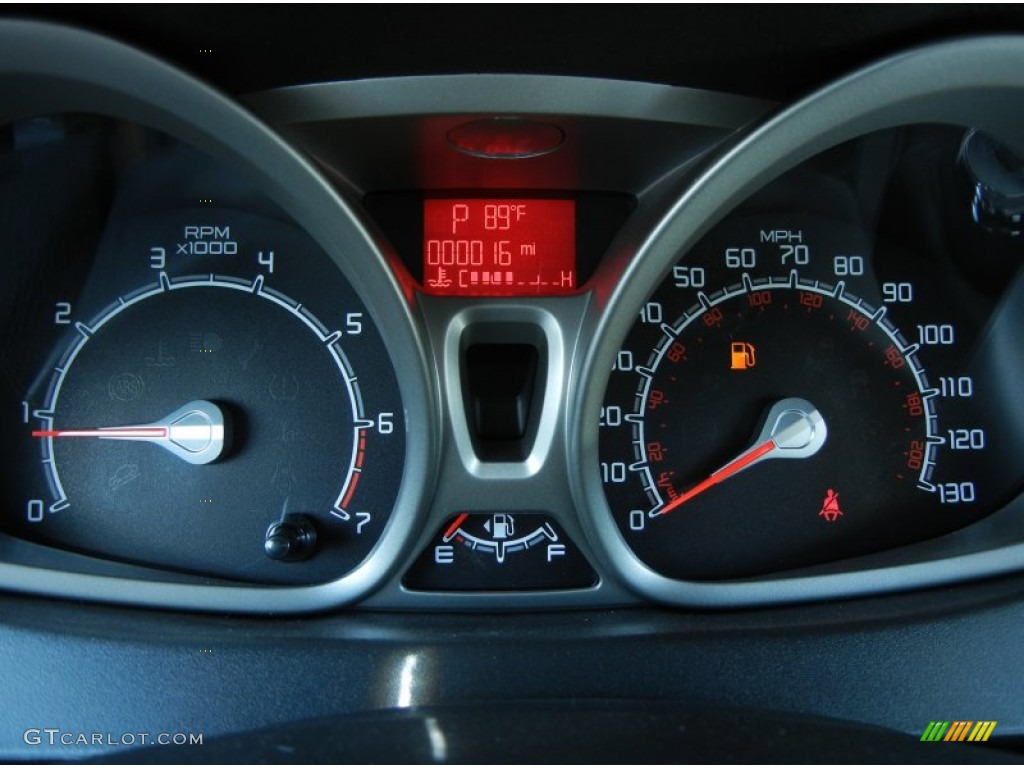 2013 Ford Fiesta Titanium Sedan Gauges Photo #80904010