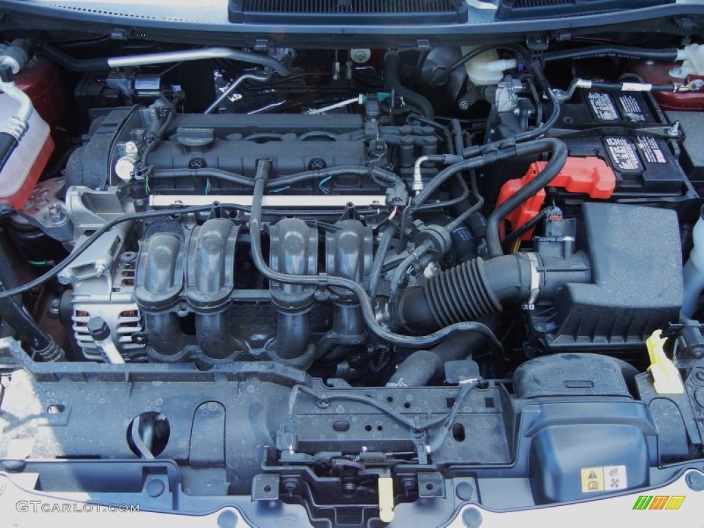 2013 Ford Fiesta Titanium Sedan 1.6 Liter DOHC 16-Valve Ti-VCT Duratec 4 Cylinder Engine Photo #80904057