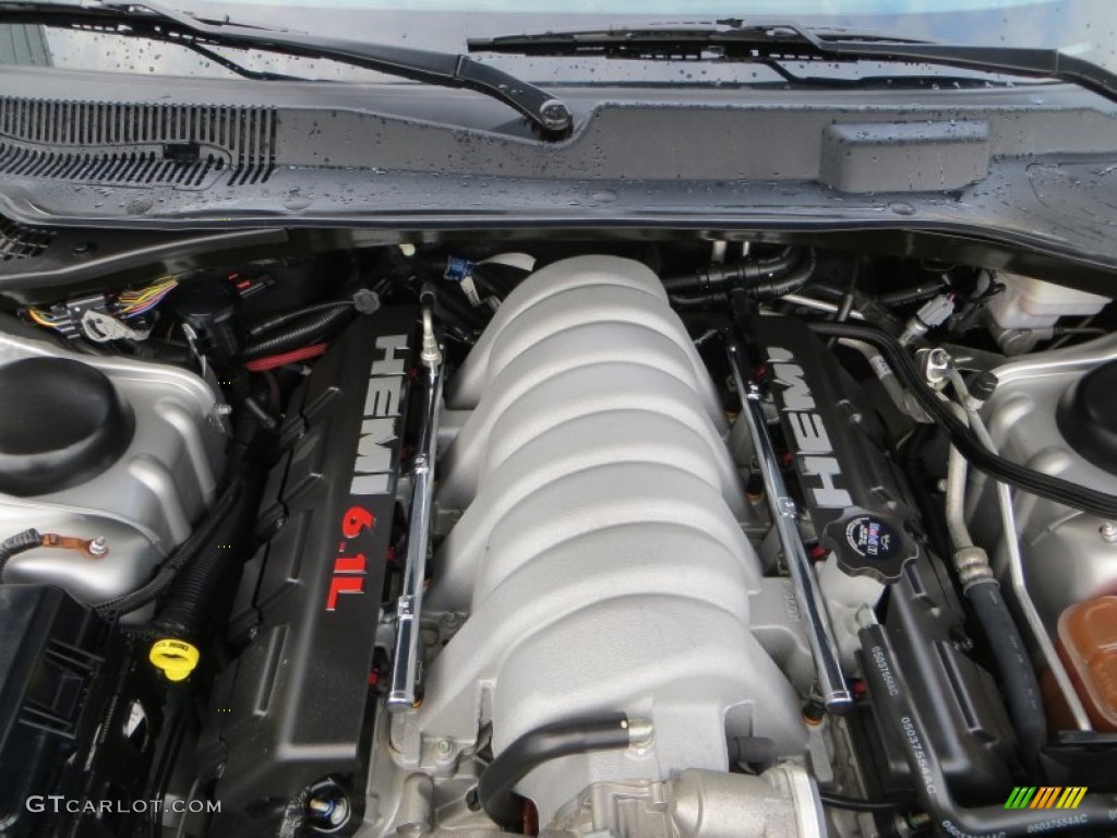 2010 Dodge Charger SRT8 6.1 Liter SRT HEMI OHV 16-Valve VVT V8 Engine Photo #80904763