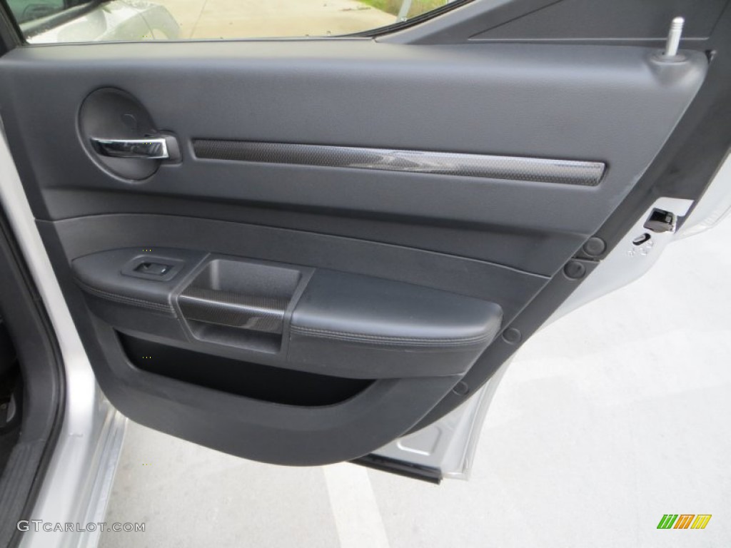 2010 Dodge Charger SRT8 Dark Slate Gray Door Panel Photo #80904858