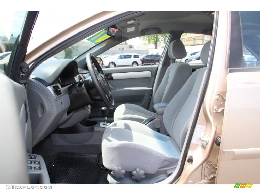 2007 Forenza Sedan - Champagne Beige Metallic / Grey photo #7