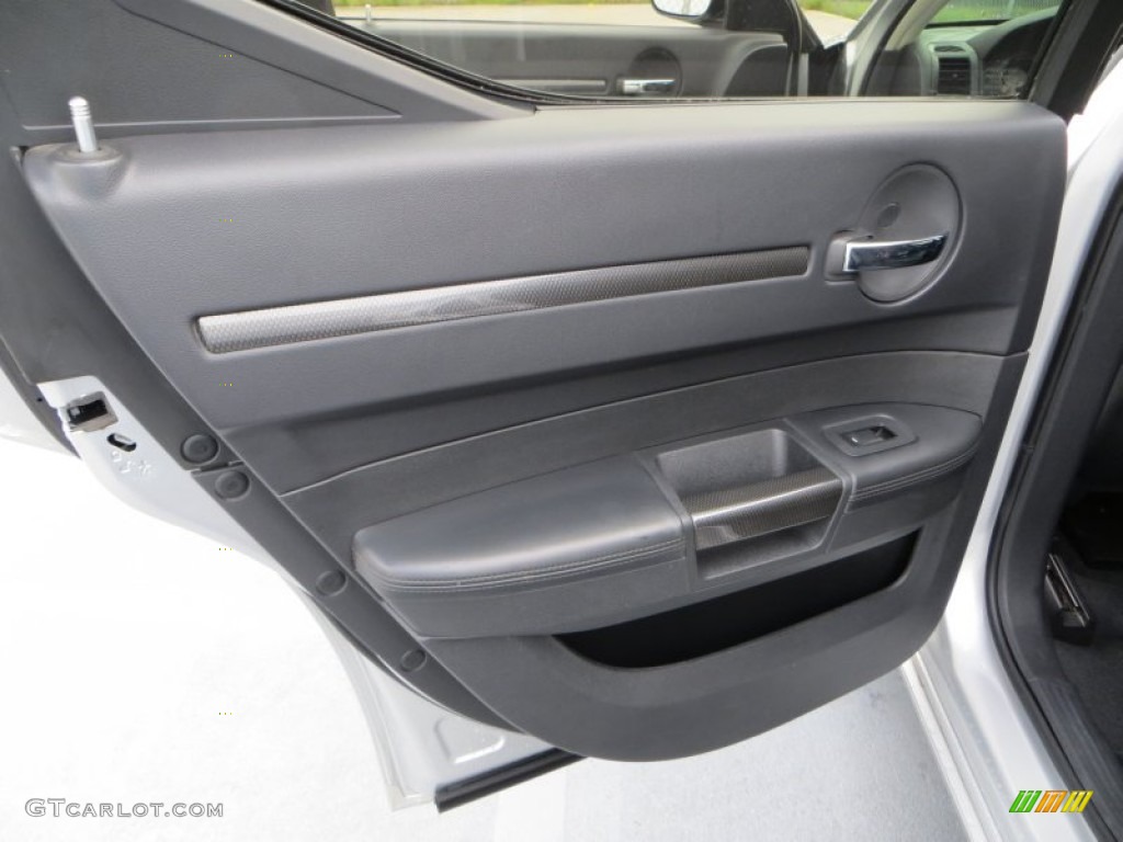 2010 Dodge Charger SRT8 Dark Slate Gray Door Panel Photo #80904921