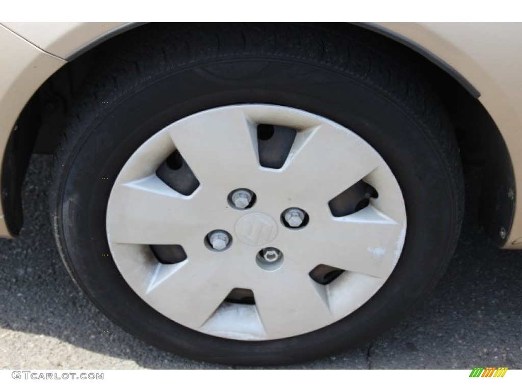 2007 Forenza Sedan - Champagne Beige Metallic / Grey photo #14