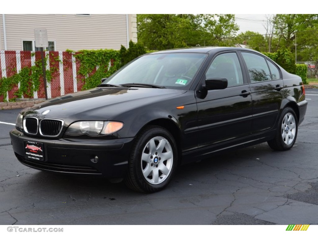 2004 3 Series 325xi Sedan - Jet Black / Black photo #3