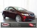 Crimson Red Pearl - Civic LX Sedan Photo No. 1