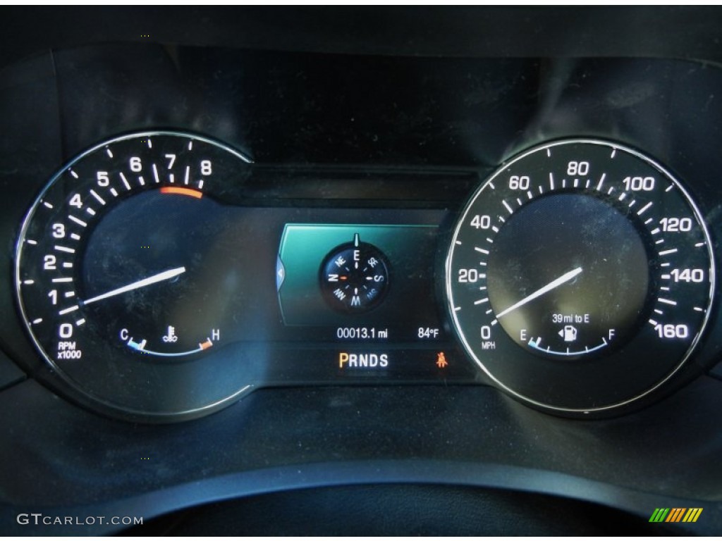 2013 Lincoln MKZ 3.7L V6 FWD Gauges Photo #80905563