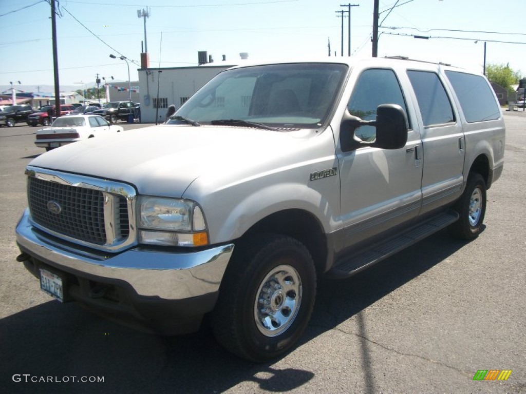 2002 Excursion XLT 4x4 - Silver Birch Metallic / Medium Flint photo #5