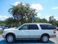 2013 White Platinum Tri-Coat Ford Expedition EL XLT  photo #1