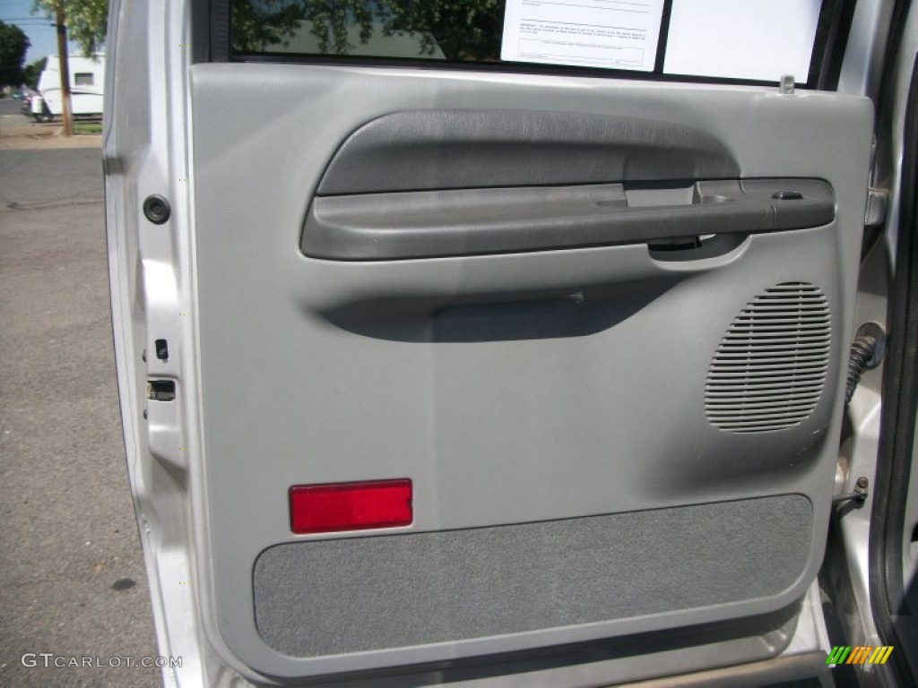 2002 Ford Excursion XLT 4x4 Medium Flint Door Panel Photo #80906715