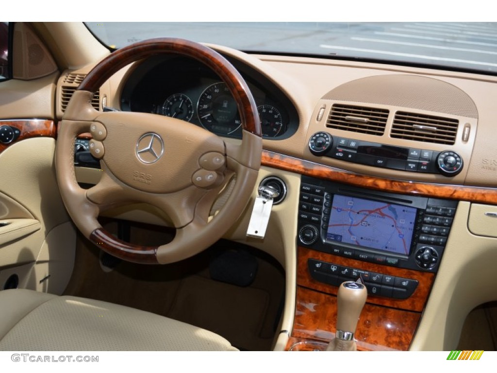 2007 Mercedes-Benz E 350 4Matic Sedan Cashmere Dashboard Photo #80907594