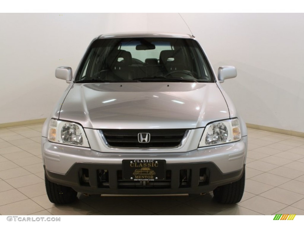 2001 CR-V Special Edition 4WD - Satin Silver Metallic / Black Leather photo #2