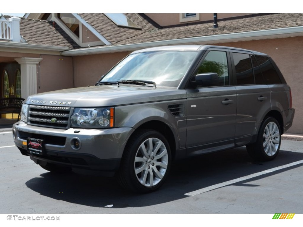 2009 Range Rover Sport HSE - Stornoway Grey Metallic / Ebony/Ebony photo #3